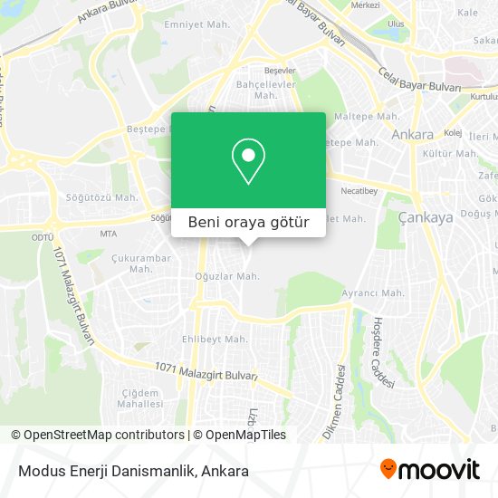 Modus Enerji Danismanlik harita