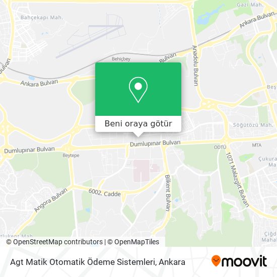 Agt Matik Otomatik Ödeme Sistemleri harita