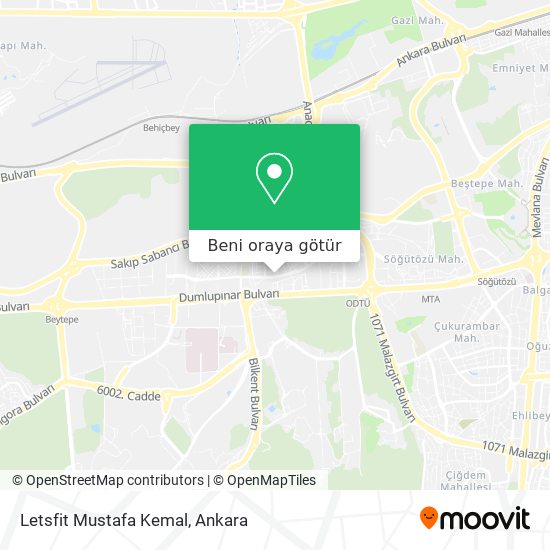 Letsfit Mustafa Kemal harita