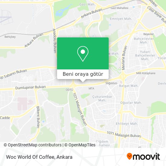 Woc World Of Coffee harita