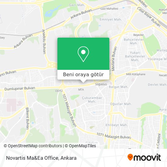 Novartis Ma&Ea Office harita