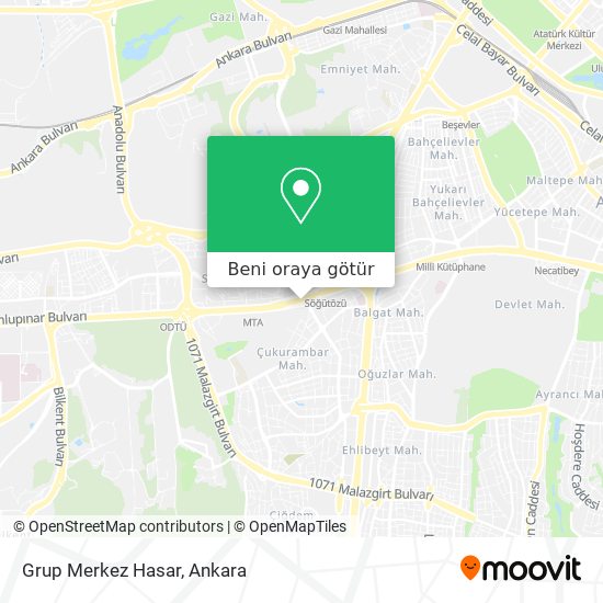 Grup Merkez Hasar harita