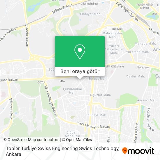 Tobler Türkiye Swiss Engineering Swiss Technology harita