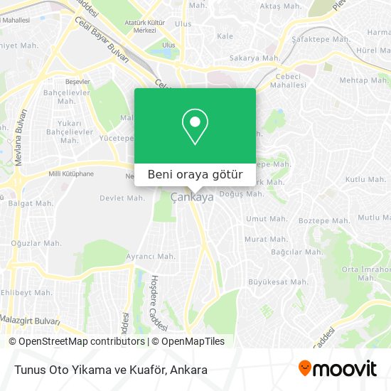 Tunus Oto Yikama ve Kuaför harita