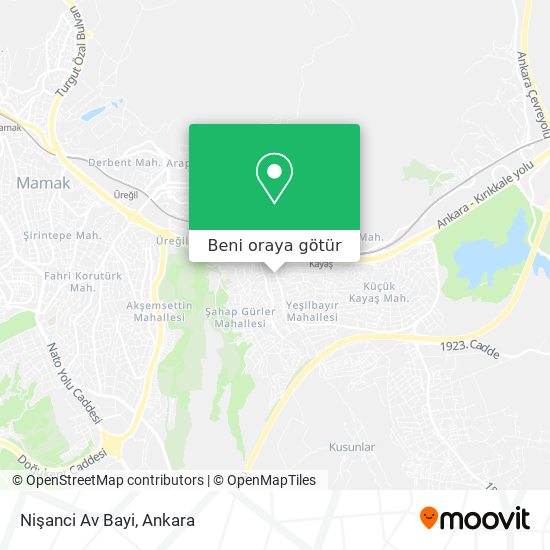 Nişanci Av Bayi harita