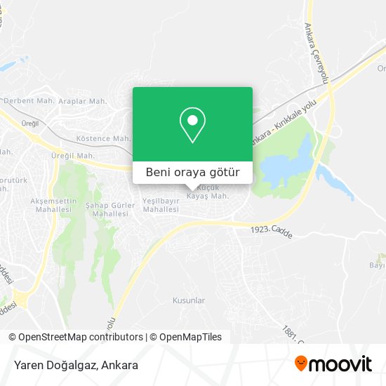 Yaren Doğalgaz harita