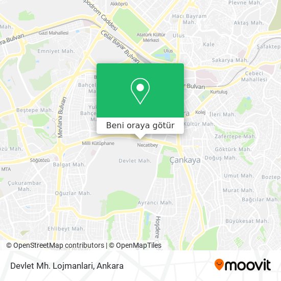 Devlet Mh. Lojmanlari harita