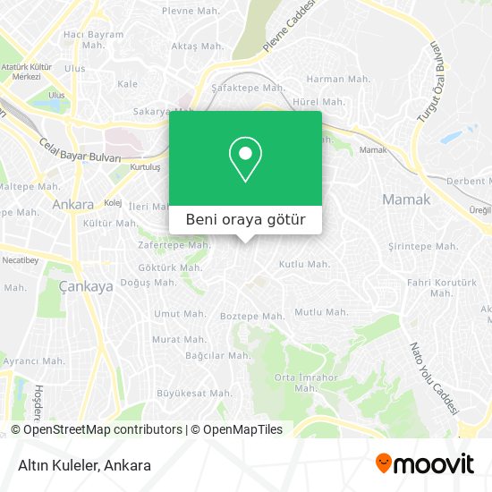 Altın Kuleler harita