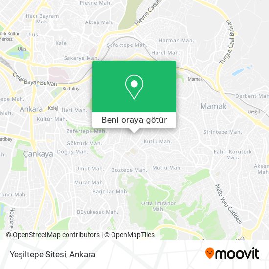 Yeşiltepe Sitesi harita