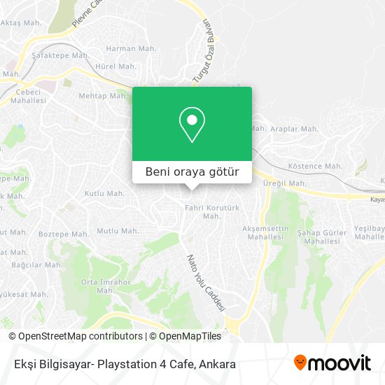 Ekşi Bilgisayar- Playstation 4 Cafe harita