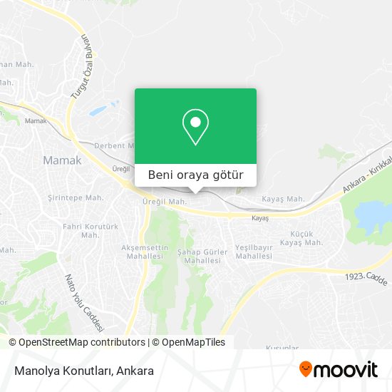 Manolya Konutları harita
