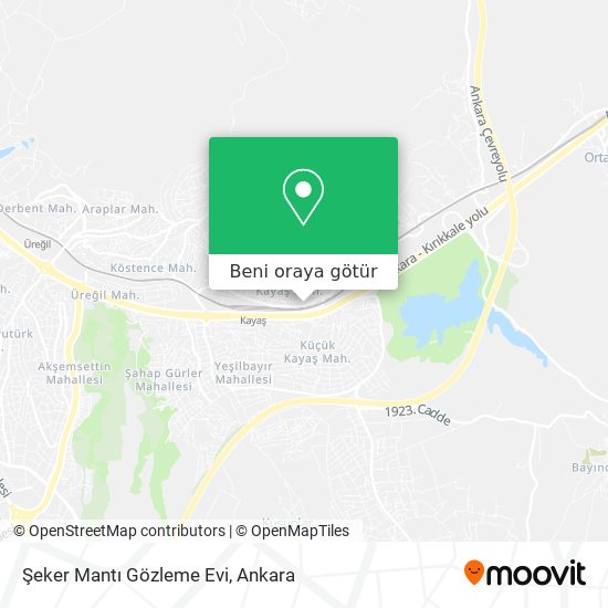 Şeker Mantı Gözleme Evi harita