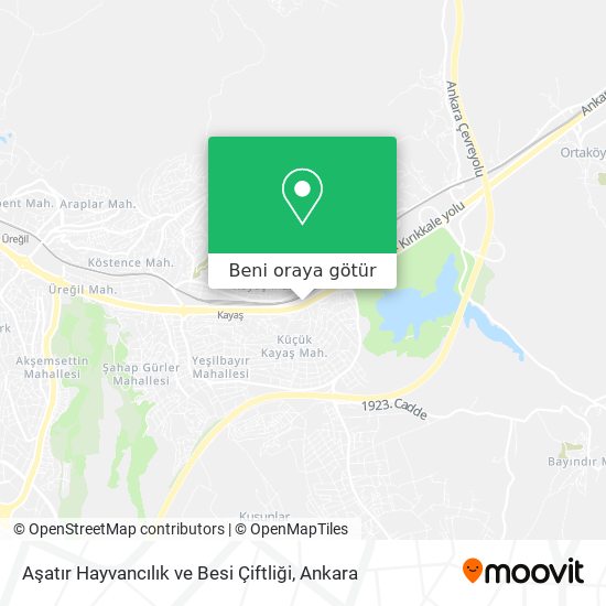 Aşatır Hayvancılık ve Besi Çiftliği harita
