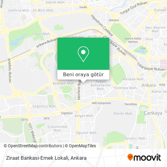 Ziraat Bankasi-Emek Lokali harita