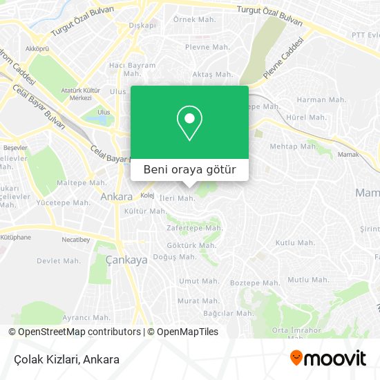 Çolak Kizlari harita