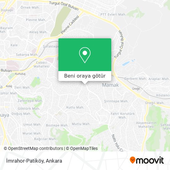 İmrahor-Patiköy harita