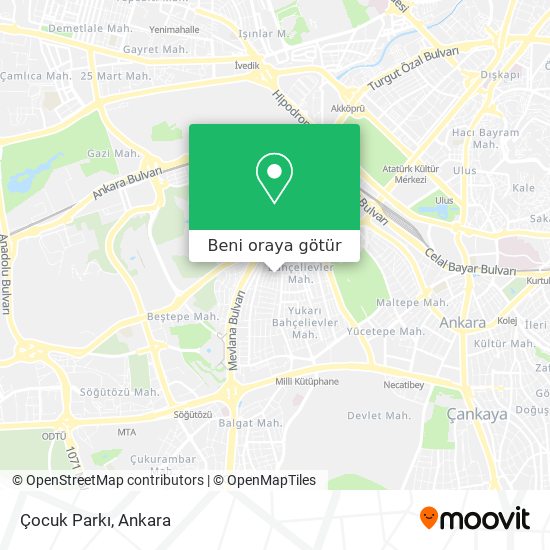 Çocuk Parkı harita