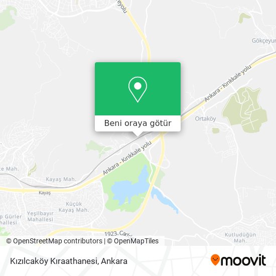 Kızılcaköy Kıraathanesi harita