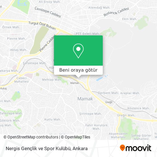Nergis Gençlik ve Spor Kulübü harita