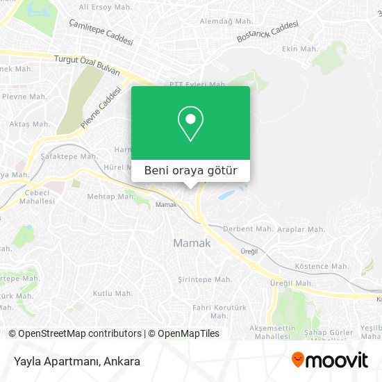 Yayla Apartmanı harita