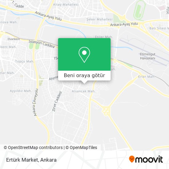 Ertürk Market harita