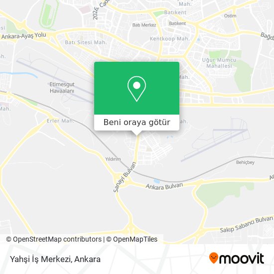 Yahşi İş Merkezi harita