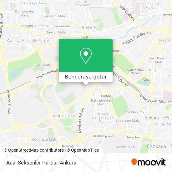 Aaal Seksenler Partisi harita