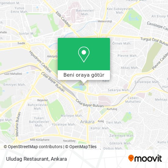 Uludag Restaurant harita