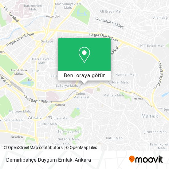 Demirlibahçe Duygum Emlak harita