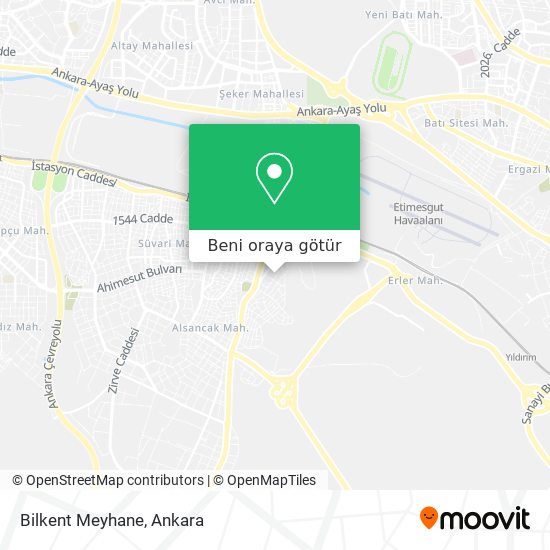 Bilkent Meyhane harita