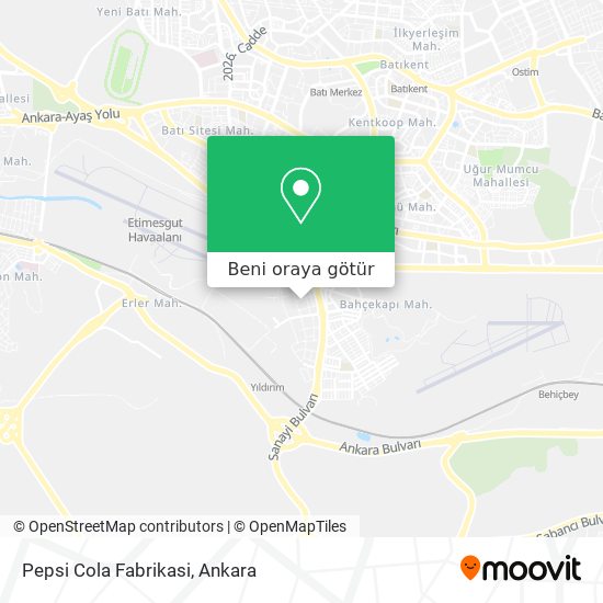 Pepsi Cola Fabrikasi harita