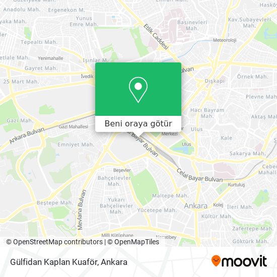 Gülfidan Kaplan Kuaför harita