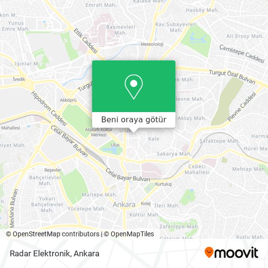 Radar Elektronik harita