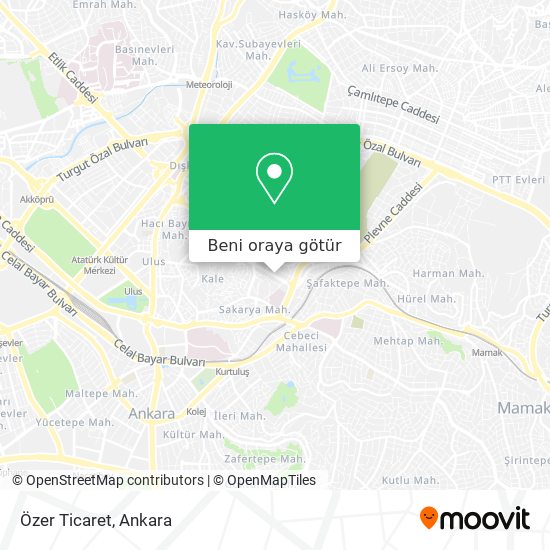 Özer Ticaret harita