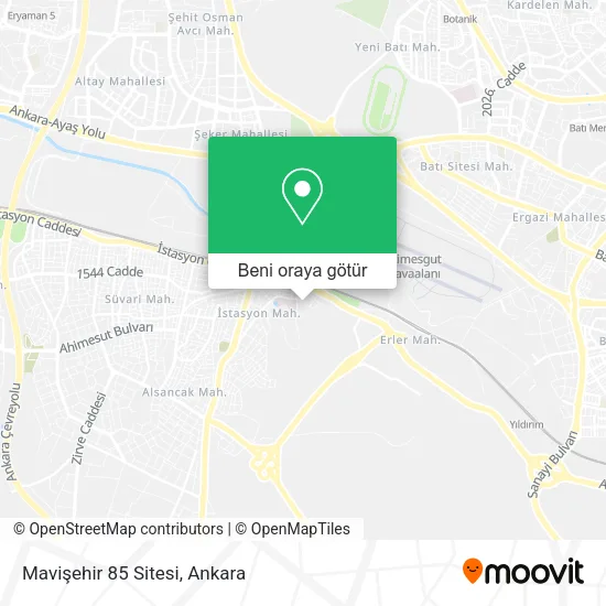 Mavişehir 85 Sitesi harita