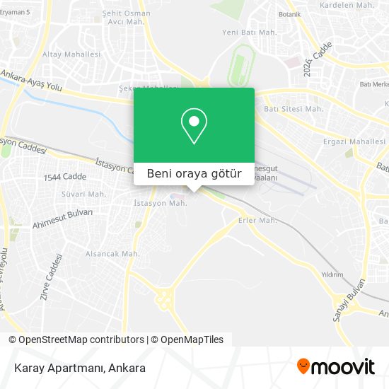 Karay Apartmanı harita