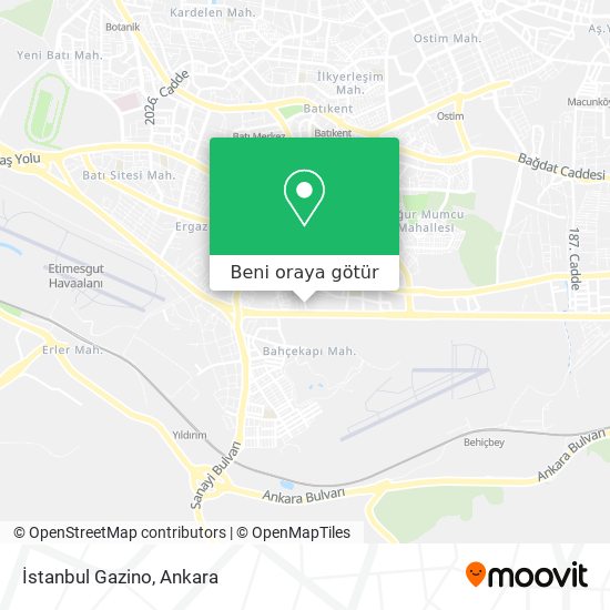 İstanbul Gazino harita