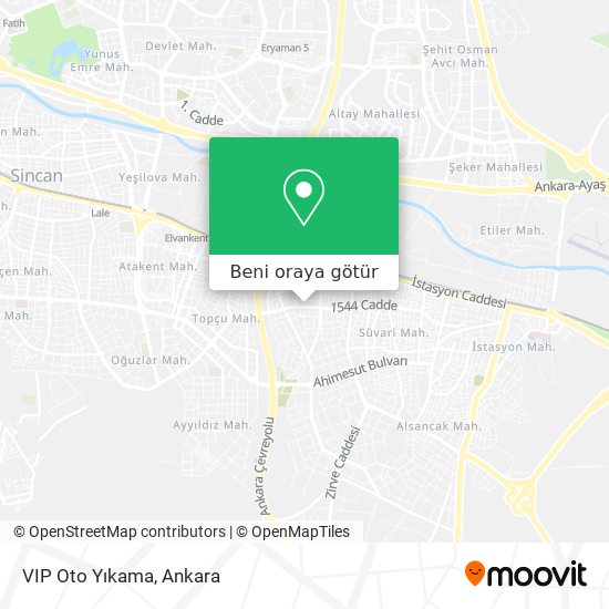 VIP Oto Yıkama harita