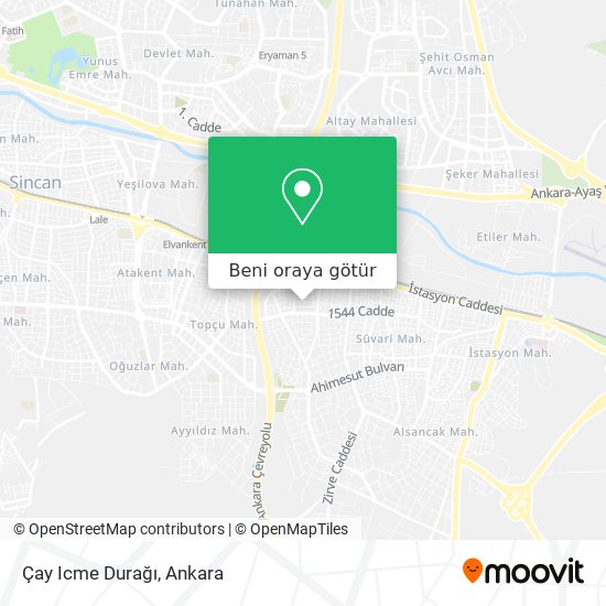 Çay Icme Durağı harita