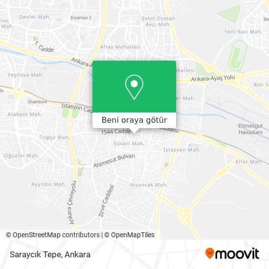 Saraycık Tepe harita