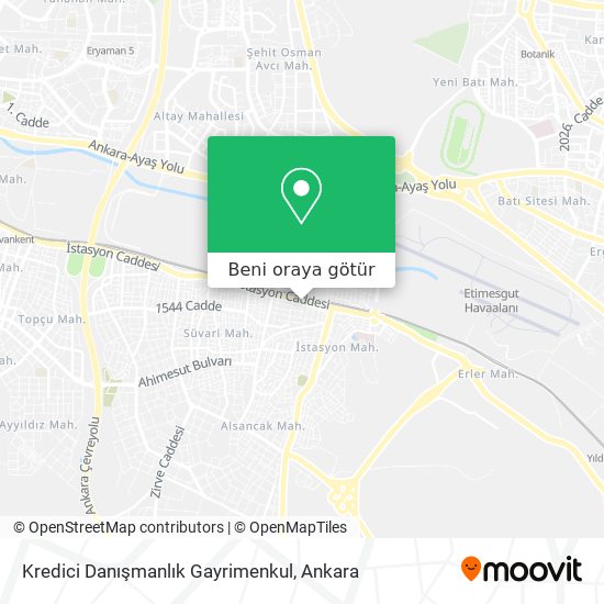 Kredici Danışmanlık Gayrimenkul harita