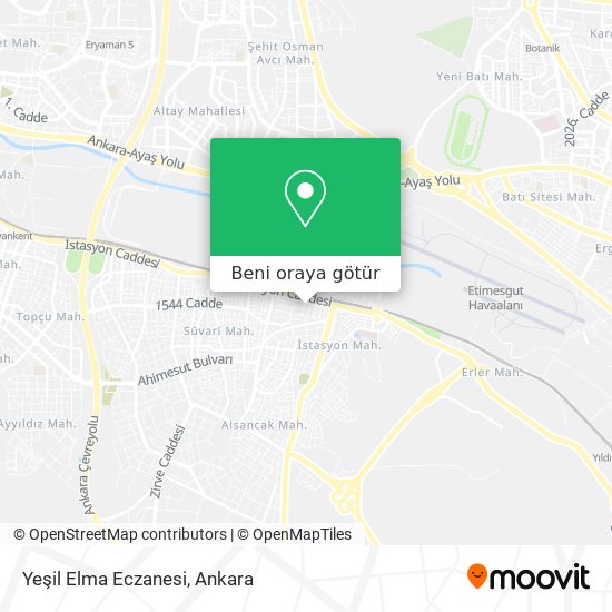 Yeşil Elma Eczanesi harita