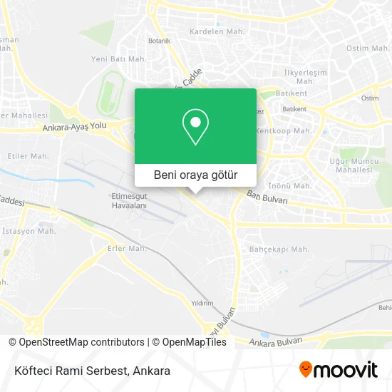 Köfteci Rami Serbest harita