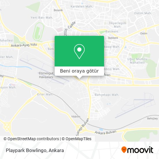 Playpark Bowlingo harita