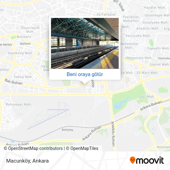 Macunköy harita