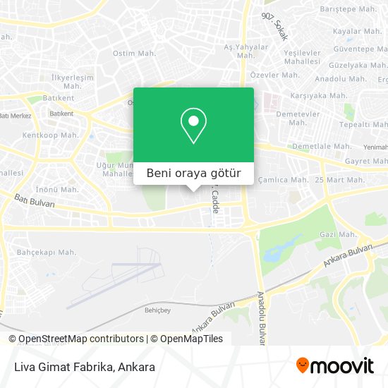 Liva Gimat Fabrika harita