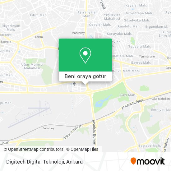 Digitech Digital Teknoloji harita