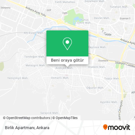 Birlik Apartmanı harita