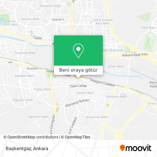 Başkentgaz harita