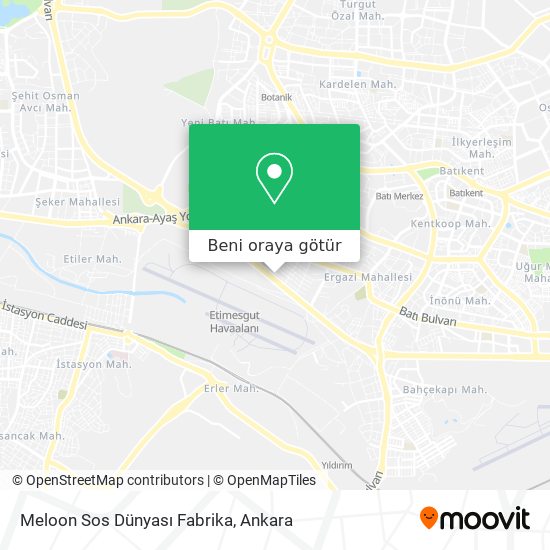 Meloon Sos Dünyası Fabrika harita
